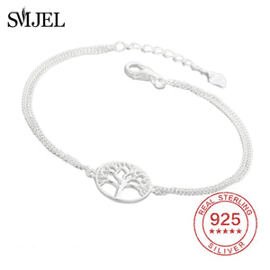 Tree of Life Charm Bracelet - S925 Sterling Silver