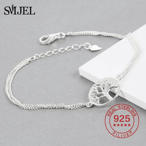 Tree of Life Charm Bracelet - S925 Sterling Silver