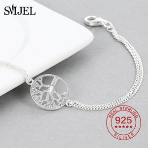 Tree of Life Charm Bracelet - S925 Sterling Silver