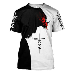 Multiple Jesus Inspired Men's Printed T Shirts