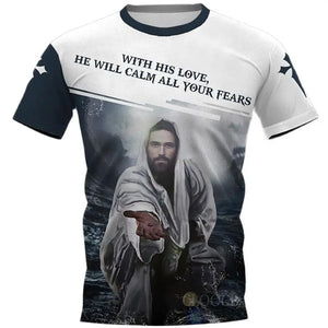 Various Colour Printed JESUS 3D T Shirts - sizes XXS - 6XL