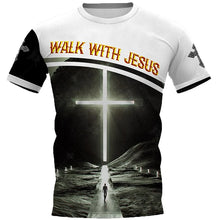 Load image into Gallery viewer, Various Colour Printed JESUS 3D T Shirts - sizes XXS - 6XL