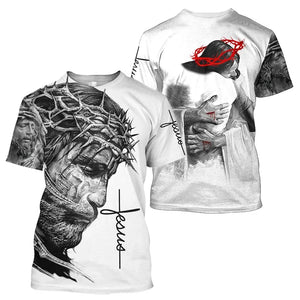 Jesus Inspired 3D O-Neck Men's T Shirt's