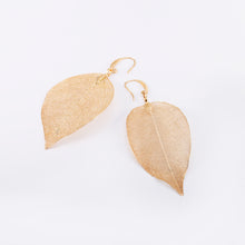 Load image into Gallery viewer, Delicate Skeleton Leaf Jewellery Set - Gold or Silver Plated