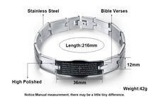 Load image into Gallery viewer, Lords Prayer - Stainless Steel Link Bracelet