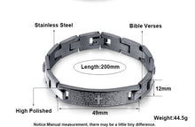 Load image into Gallery viewer, Lords Prayer - Stainless Steel Link Bracelet