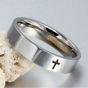 MenStainless Steel Cross Ring