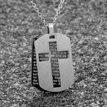 Load image into Gallery viewer, Lords Prayer Dog Tags - Double Layer Stainless Steel