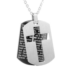 Load image into Gallery viewer, Lords Prayer Dog Tags - Double Layer Stainless Steel