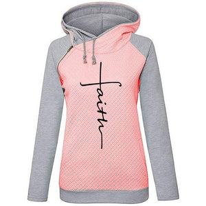 Women's Faith Sweatshirt Hoodie With Pockets