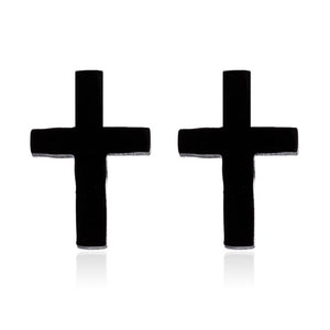 Cross Stud Earrings -Multiple Designs - Stainless Steel