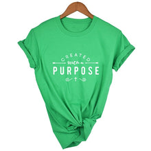 Load image into Gallery viewer, Created with A Purpose Cross T Shirts