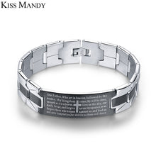 Load image into Gallery viewer, Lords Prayer - Stainless Steel Link Bracelet