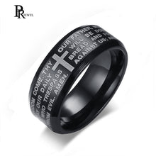 Load image into Gallery viewer, Lord&#39;s Prayer Cross Ring