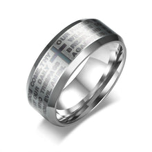 Load image into Gallery viewer, Lord&#39;s Prayer Cross Ring