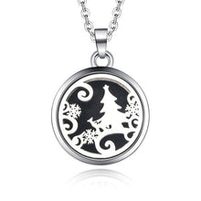 Load image into Gallery viewer, Tree Of Life - Magnetic Stainless Steel Essential Oil Diffuser - Locket Necklace