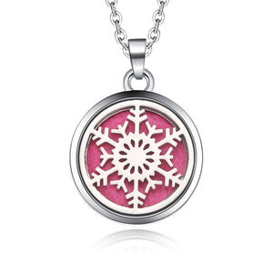 Tree Of Life - Magnetic Stainless Steel Essential Oil Diffuser - Locket Necklace