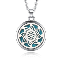 Load image into Gallery viewer, Tree Of Life - Magnetic Stainless Steel Essential Oil Diffuser - Locket Necklace