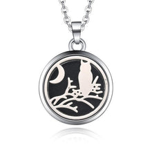 Load image into Gallery viewer, Tree Of Life - Magnetic Stainless Steel Essential Oil Diffuser - Locket Necklace