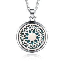 Load image into Gallery viewer, Tree Of Life - Magnetic Stainless Steel Essential Oil Diffuser - Locket Necklace