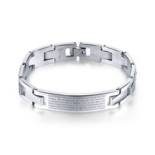 Load image into Gallery viewer, Lords Prayer - Stainless Steel Link Bracelet