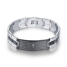 Load image into Gallery viewer, Lords Prayer - Stainless Steel Link Bracelet