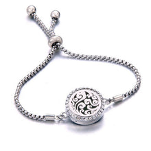 Load image into Gallery viewer, Essential Oil Diffuser Locket - 316L Stainless Steel Bracelets