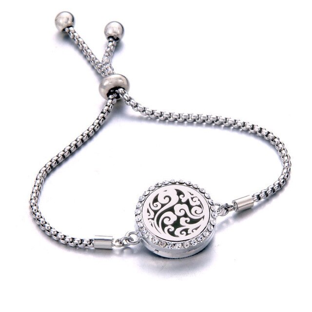 Essential Oil Diffuser Locket - 316L Stainless Steel Bracelets