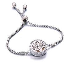 Load image into Gallery viewer, Essential Oil Diffuser Locket - 316L Stainless Steel Bracelets