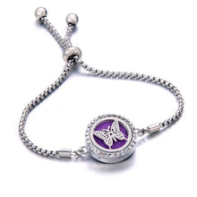 Load image into Gallery viewer, Essential Oil Diffuser Locket - 316L Stainless Steel Bracelets