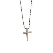 Load image into Gallery viewer, Simplistic Sterling Silver Cross Necklace