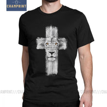 Load image into Gallery viewer, Men&#39;s Lion Of Judah Jesus T Shirt