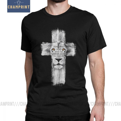 Men's Lion Of Judah Jesus T Shirt