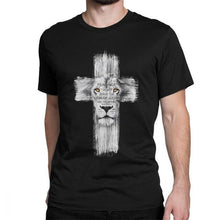 Load image into Gallery viewer, Men&#39;s Lion Of Judah Jesus T Shirt