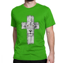 Load image into Gallery viewer, Men&#39;s Lion Of Judah Jesus T Shirt