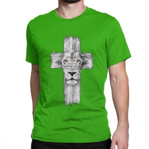 Men's Lion Of Judah Jesus T Shirt