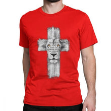 Load image into Gallery viewer, Men&#39;s Lion Of Judah Jesus T Shirt