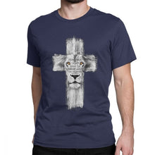 Load image into Gallery viewer, Men&#39;s Lion Of Judah Jesus T Shirt