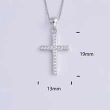 Load image into Gallery viewer, Heart Templar - 925 Sterling Silver Cubic Zircon Cross Necklaces - Multiple styles