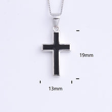 Load image into Gallery viewer, Heart Templar - 925 Sterling Silver Cubic Zircon Cross Necklaces - Multiple styles