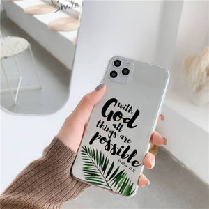 Bible Verse - Faith In Jesus Christ - Prayer To God - Christian Phone Case For iPhone