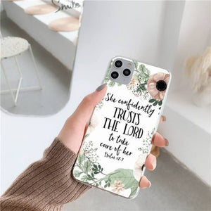 Bible Verse - Faith In Jesus Christ - Prayer To God - Christian Phone Case For iPhone