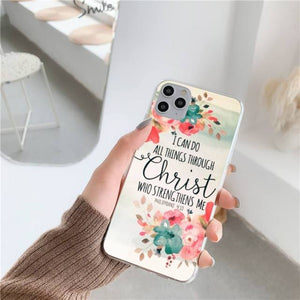 Bible Verse - Faith In Jesus Christ - Prayer To God - Christian Phone Case For iPhone