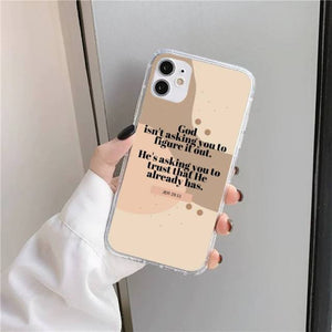 Bible Verse - Faith In Jesus Christ - Prayer To God - Christian Phone Case For iPhone