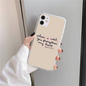 Bible Verse - Faith In Jesus Christ - Prayer To God - Christian Phone Case For iPhone