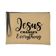 Load image into Gallery viewer, Christian Faith Jesus Print Accessories/Makeup/Cosmetic Tote Travel Bag