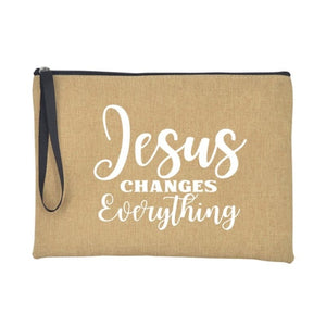 Christian Faith Jesus Print Accessories/Makeup/Cosmetic Tote Travel Bag