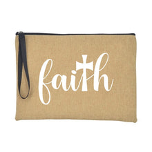 Load image into Gallery viewer, Christian Faith Jesus Print Accessories/Makeup/Cosmetic Tote Travel Bag