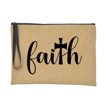 Load image into Gallery viewer, Christian Faith Jesus Print Accessories/Makeup/Cosmetic Tote Travel Bag