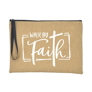 Christian Faith Jesus Print Accessories/Makeup/Cosmetic Tote Travel Bag